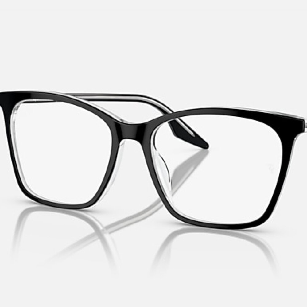 NEW RAY-BAN RB5422 Cat Eye Frames Black/Transparent